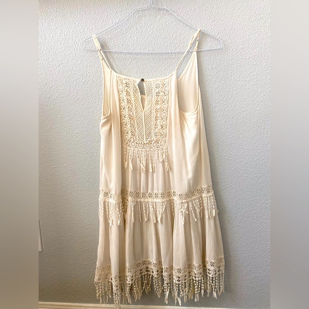 American Eagle small off white summer dress
